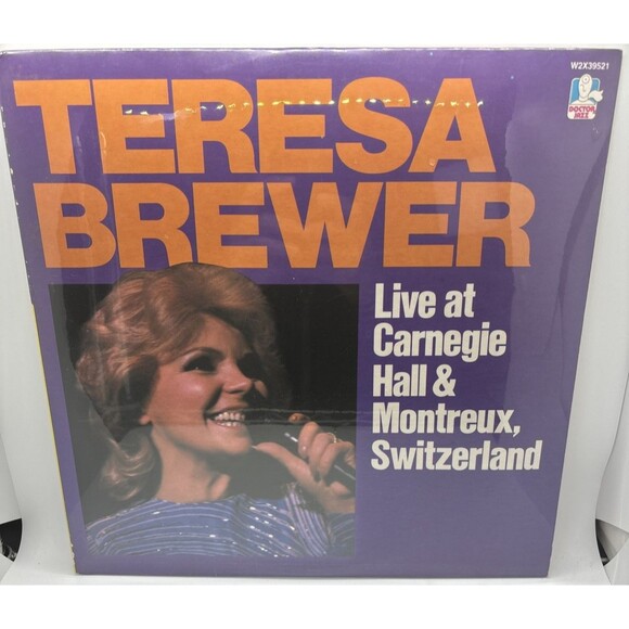 Teresa Brewer Live At Carnegie Hall And Montreux (Doctor Jazz – W2X39521) GRG - Picture 1 of 8